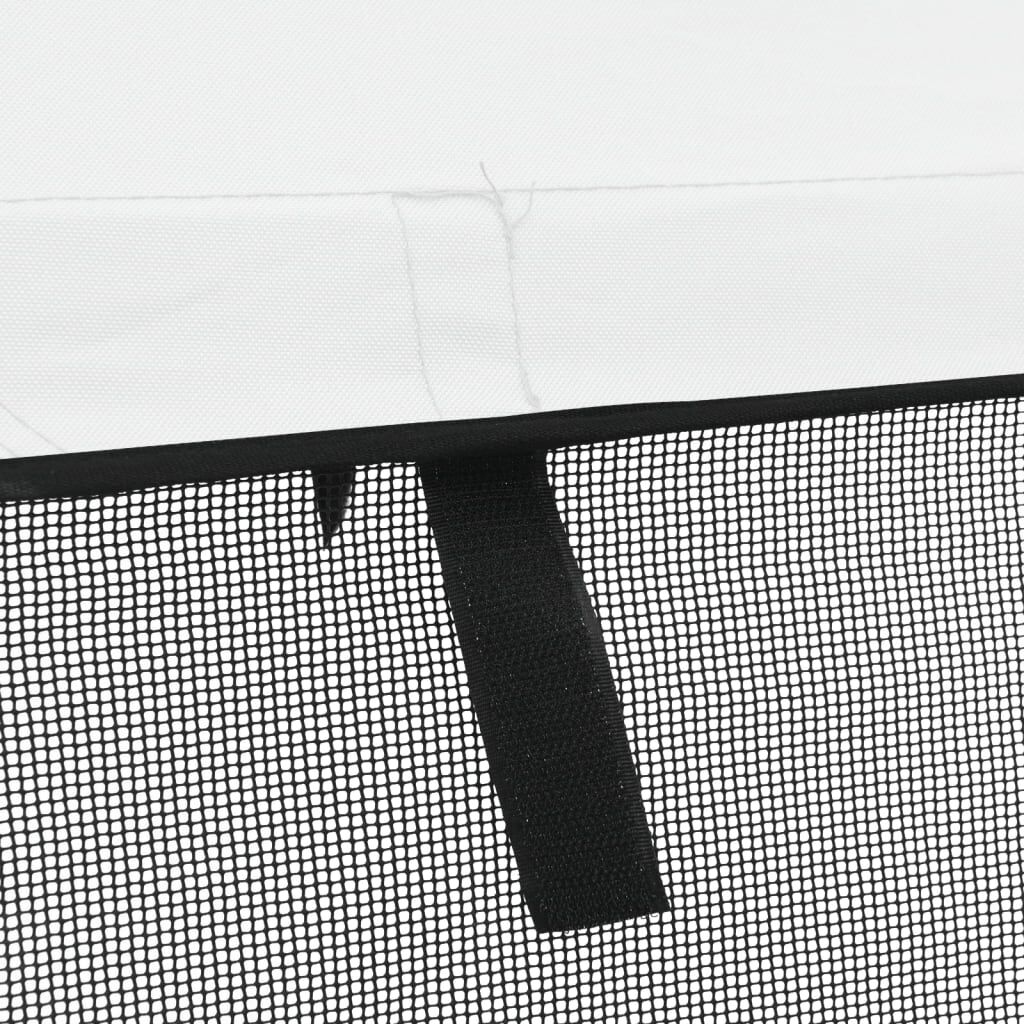 vidaXL trīsloku motorlaivas jumts ar tīkla sienām, 183x(137-152)x137cm
