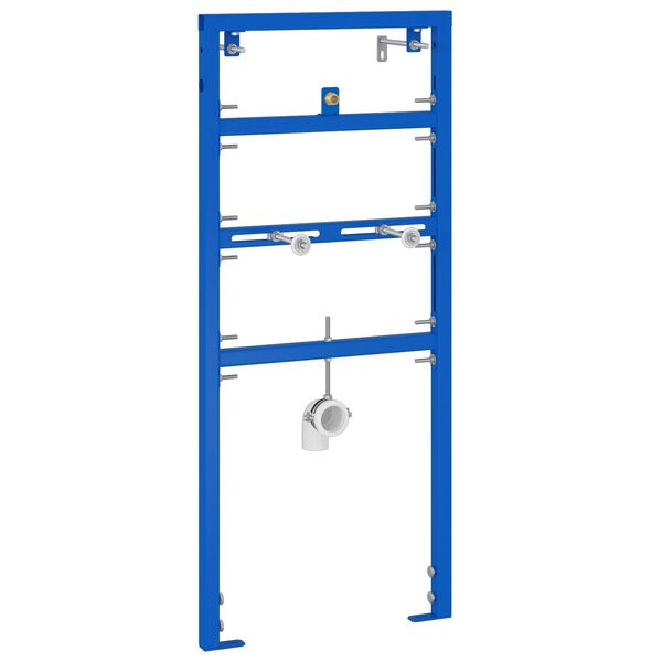 vidaXL Slēptā montāžas rāmī urīna traukam 50x115-139 cm Tērauds