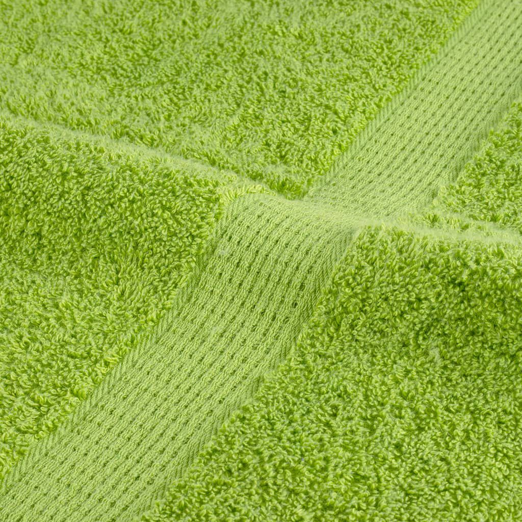 vidaXL dvieļu komplekts SOLUND, 12 gab., zaļi, 600 gsm