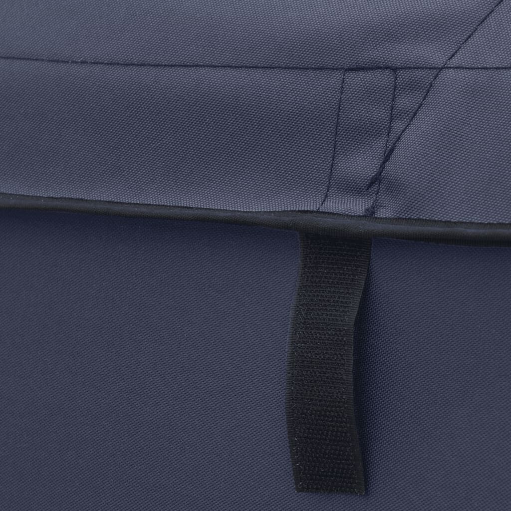 vidaXL trīsloku motorlaivas jumts ar sānu sienām, 183x(137-152)x137 cm