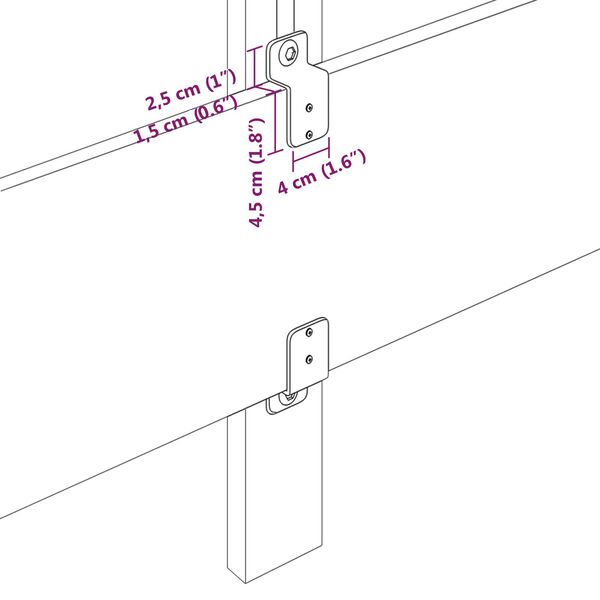 vidaXL Gultas galvgalis ar dimanta bloku dizainu rozā krāsā 180 cm samts