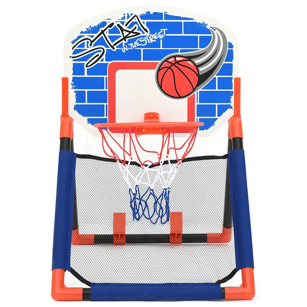 vidaXL bērnu basketbola komplekts, piemērots grīdai un sienai