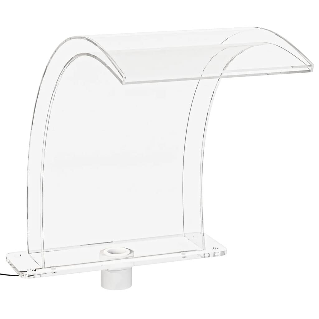 vidaXL baseina strūklaka ar RGB LED gaismām, akrils, 50 cm