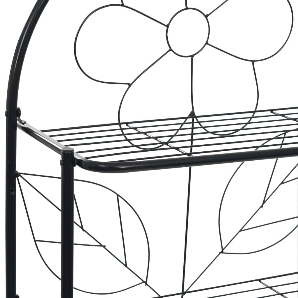 vidaXL vannasistabas plaukts, melns, 60x33x174 cm