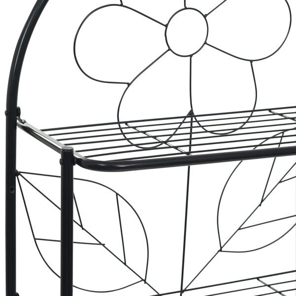 vidaXL vannasistabas plaukts, melns, 60x33x174 cm
