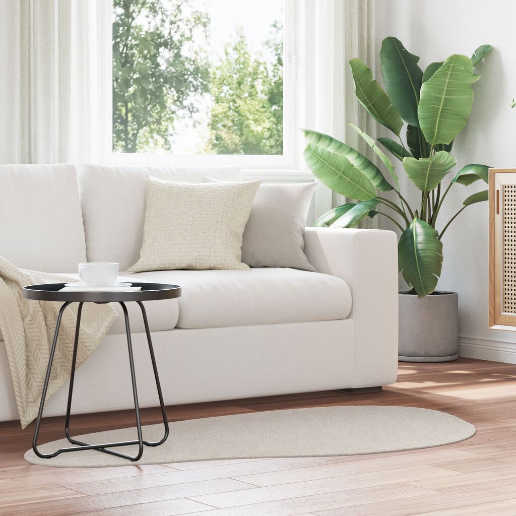 vidaXL Paklājs "HUARTE" Īss kauliņš Maigs un mazgājams Smilšu 80x150 cm