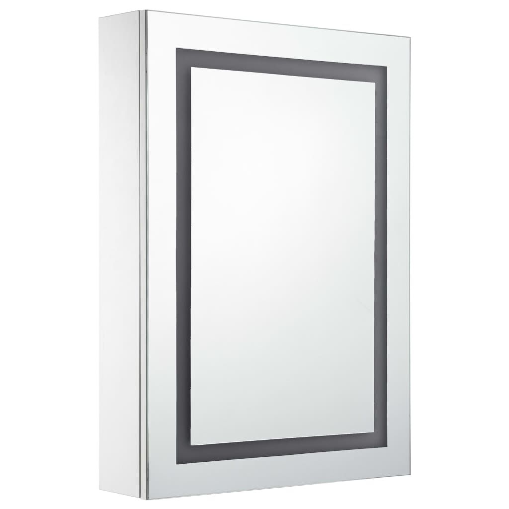 vidaXL vannasistabas skapītis ar spoguli un LED, 50x13x70 cm
