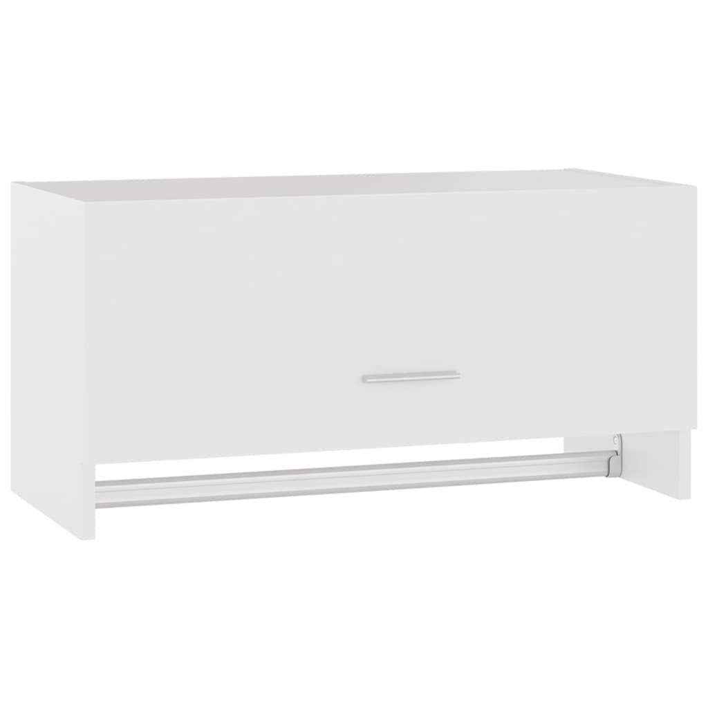vidaXL skapis, balts, 70x32,5x35 cm, inženierijas koks