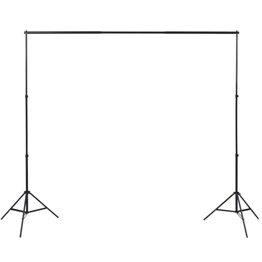 vidaXL fotostudijas komplekts – lampas, foni, reflektori