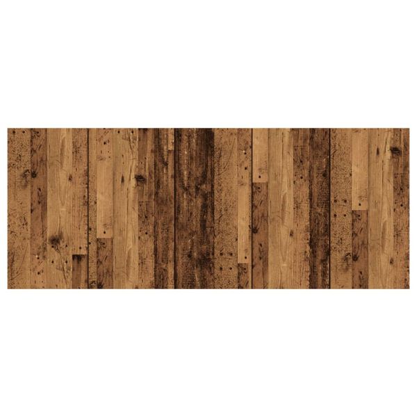 vidaXL gultas galvgalis, veca koka, 200x1,5x80 cm, inženierijas koks