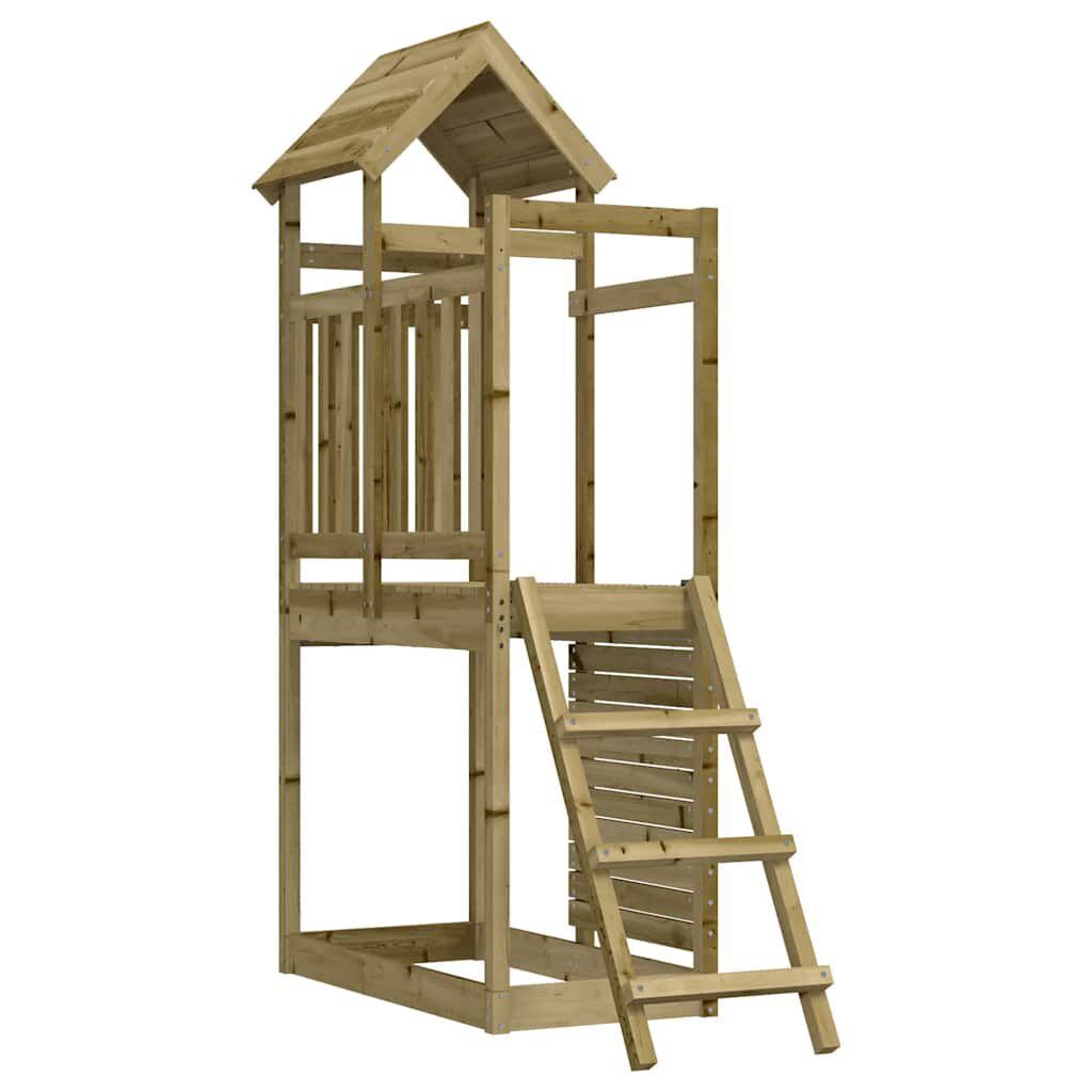 vidaXL āra rotaļu laukums, 52,5x110,5x214 cm, impregnēts priedes koks